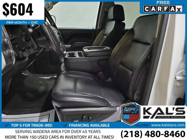 604/mo - 2018 Chevrolet Silverado 1500 LT 4x4Crew Cab 58 ft SB for sale in Wadena, ND – photo 12