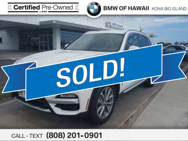 2019 BMW X3 xDrive30i - - by dealer - vehicle for sale in Kailua-Kona, HI