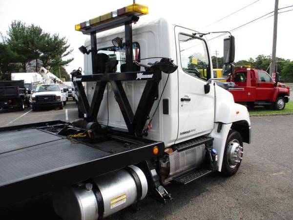 2012 Hino 258 ** SIDE PULLER OPTION ** ROLL BACK TOW TRUCK **LOW -... for sale in south amboy, VA – photo 3
