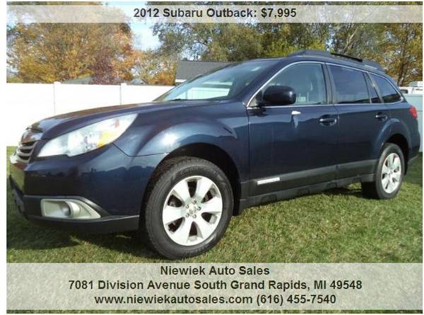 2012 Subaru Outback 2 5i Premium stk 2340 - - by for sale in Grand Rapids, MI