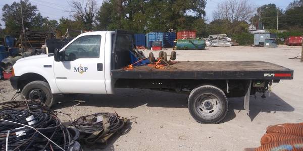 2001 Ford F-450 Diesel Flatbed Truck - cars & trucks - by owner -... for sale in Portsmouth, VA – photo 3