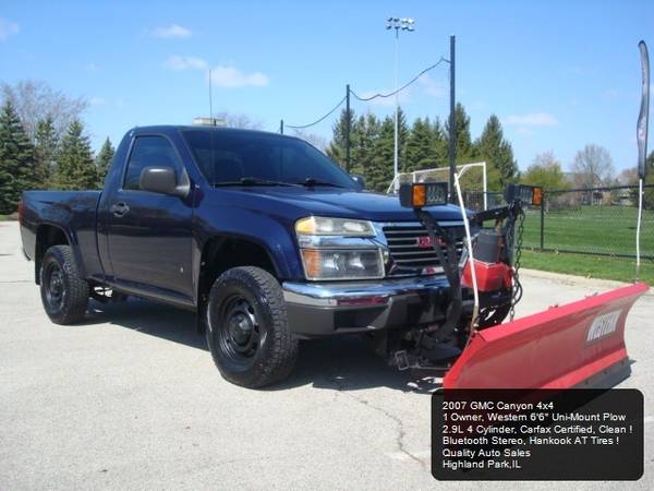 2007 GMC Canyon 4WD Chevy Colorado Western Plow 1 Owner 4x4 Carfax for sale in Highland Park, IL – photo 8