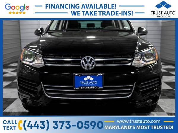 2014 Volkswagen Touareg Lux AWD Luxury SUV - - by for sale in Sykesville, MD – photo 3