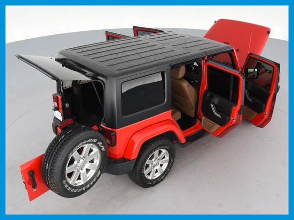 2016 Jeep Wrangler Unlimited Sahara Sport Utility 4D suv Red for sale in Westport, NY – photo 19