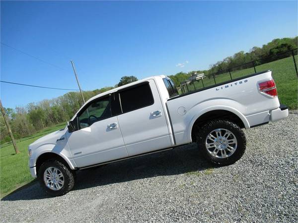 2013 FORD F150 LIMITED, White APPLY ONLINE - BROOKBANKAUTO COM! for sale in Summerfield, TN – photo 2