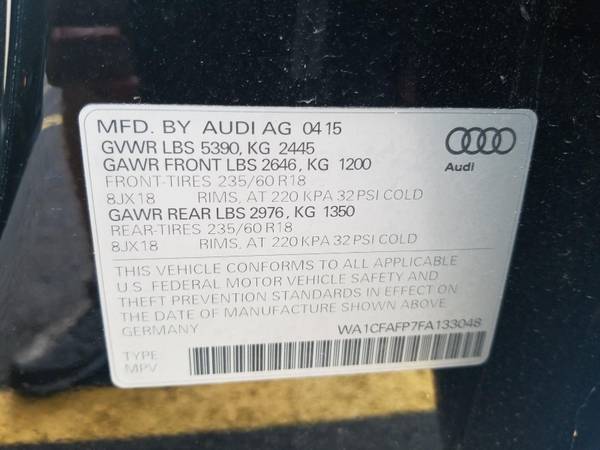 2015 Audi Q5 2.0T Premium AWD for sale in Farmington Hills, MI – photo 9
