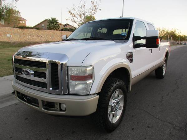 2008 FORD F250 KING RANCH DIESEL 4X4 CREW CAB WITH GOOSENECK HITCH! for sale in El Paso, TX