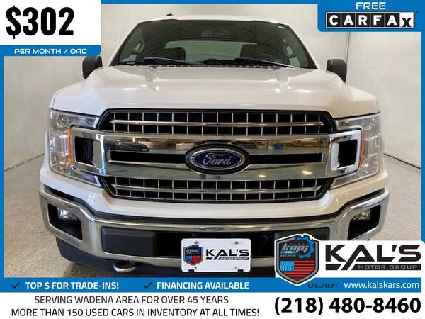 302/mo - 2018 Ford F150 F 150 F-150 XLT 4x4SuperCab 8 ft LB - cars for sale in Wadena, MN – photo 4