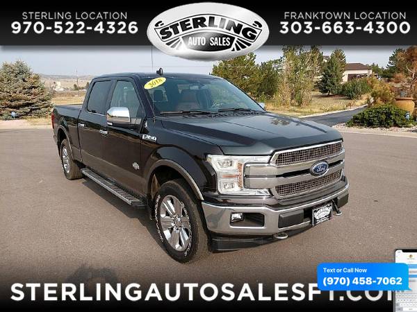2018 Ford F-150 F150 F 150 King Ranch 4WD SuperCrew 5.5 Box -... for sale in Sterling, CO