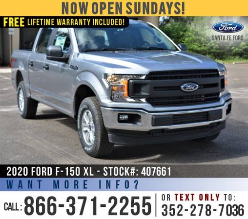 *** 2020 Ford F150 XL 4WD *** SAVE Over $6,000 off MSRP! - cars &... for sale in Alachua, FL