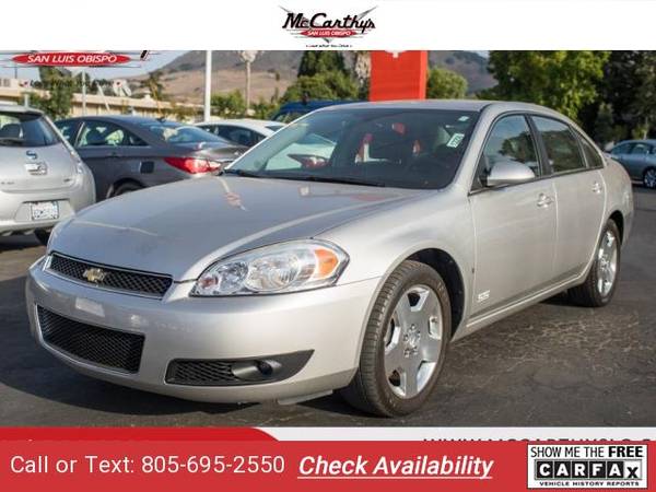 2008 Chevy Chevrolet Impala SS sedan Silverstone Metallic for sale in San Luis Obispo, CA