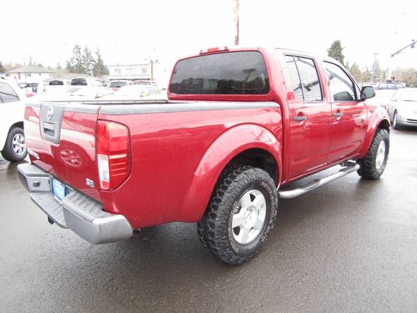 2007 Nissan Frontier 2WD Crew Cab SWB Auto BURGANDY 2 OWNER SO for sale in Milwaukie, OR – photo 7