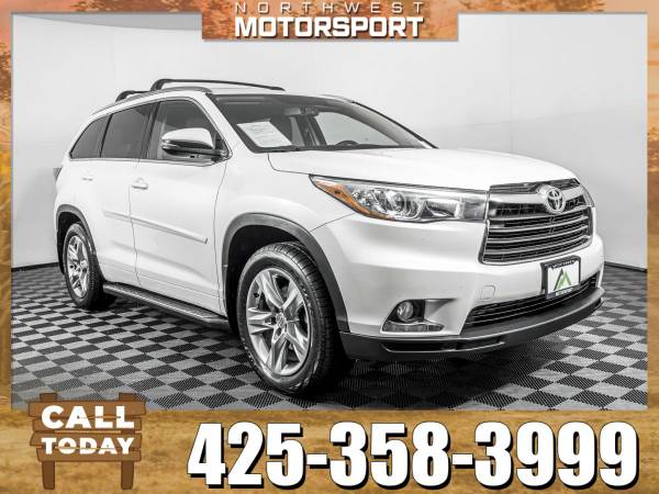 2015 *Toyota Highlander* Limited AWD for sale in Everett, WA