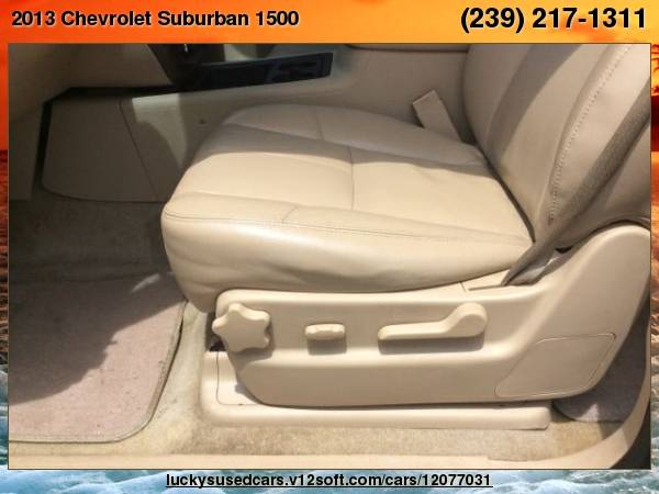 2013 Chevrolet Suburban 1500 LT Sport Utility 4D Lucky's SW Premier... for sale in North Fort Myers, FL – photo 22
