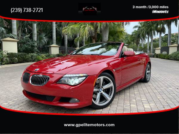 2009 BMW 650i Convertible only 77k miles WARRANTY for sale in Fort Myers, FL