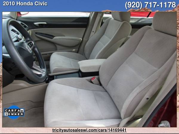 2010 HONDA CIVIC LX 4DR SEDAN 5A Family owned since 1971 - cars & for sale in MENASHA, WI – photo 12