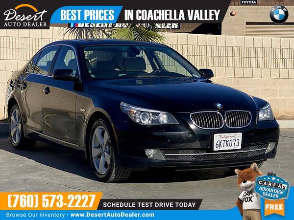 2008 BMW 528xi AWD 1 OWNER 88,000 MILES $216/mo - cars & trucks - by... for sale in Palm Desert , CA – photo 4