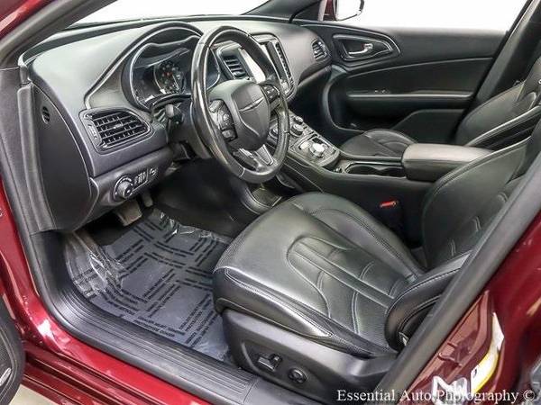 2015 Chrysler 200 sedan S - Red for sale in Homewood, IL – photo 9