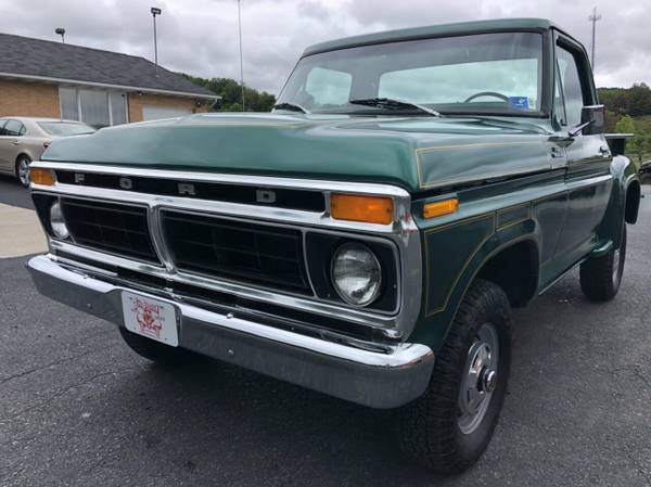 1977 Ford F-150 4x4 Short Bed Flare Side Green for sale in Johnstown , PA – photo 7