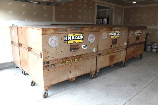 25 GANG BOXES FOR SALE knaack job box ridgid tool jobox knack chest for sale in Hollister, CA – photo 11