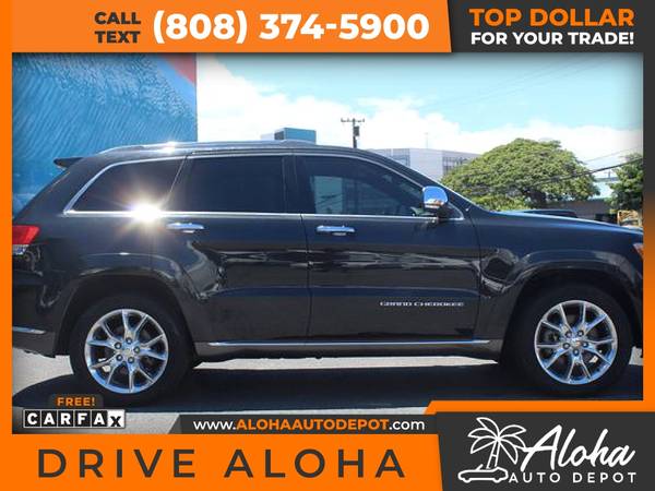 2014 Jeep Grand Cherokee Summit Sport Utility 4D 4 D 4-D for only for sale in Honolulu, HI – photo 7