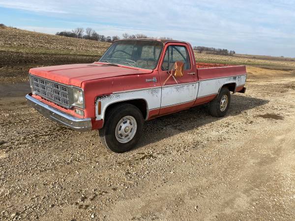1978 Chevy 3/4 4x4 - cars & trucks - by owner - vehicle automotive... for sale in Manchester, IA – photo 3