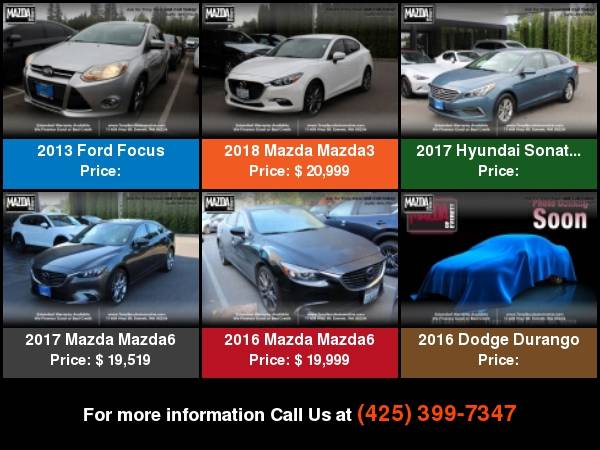 2015 Mazda Mazda6 i Touring Call Tony Faux For Special Pricing for sale in Everett, WA – photo 23