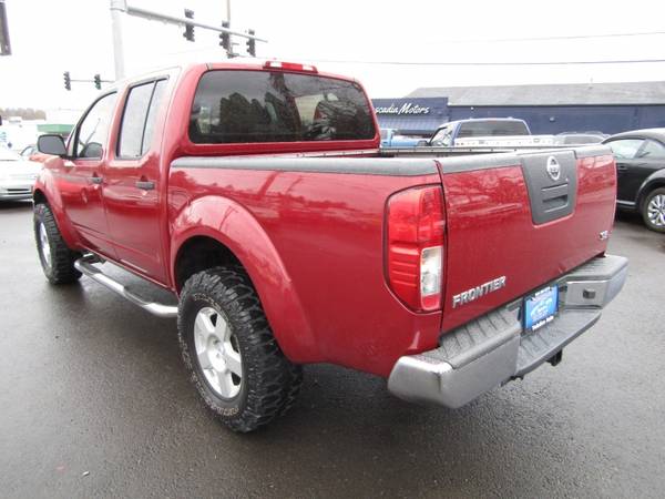2007 Nissan Frontier 2WD Crew Cab SWB Auto BURGANDY 2 OWNER SO for sale in Milwaukie, OR – photo 9