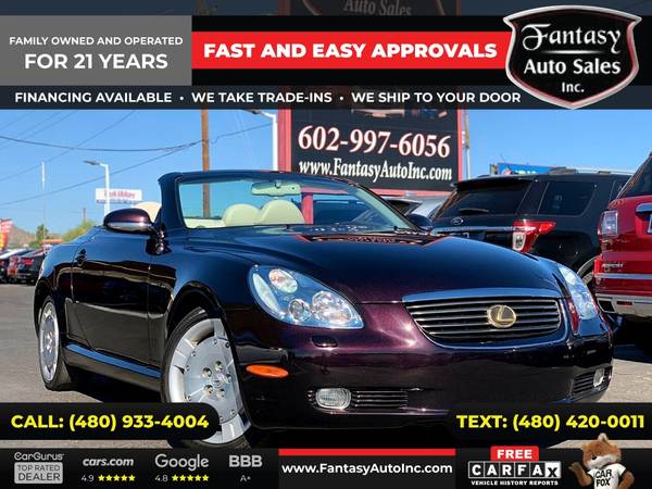 2004 Lexus SC 430 2dr 2 dr 2-dr Convertible FOR ONLY 269/mo! - cars for sale in Phoenix, AZ – photo 3