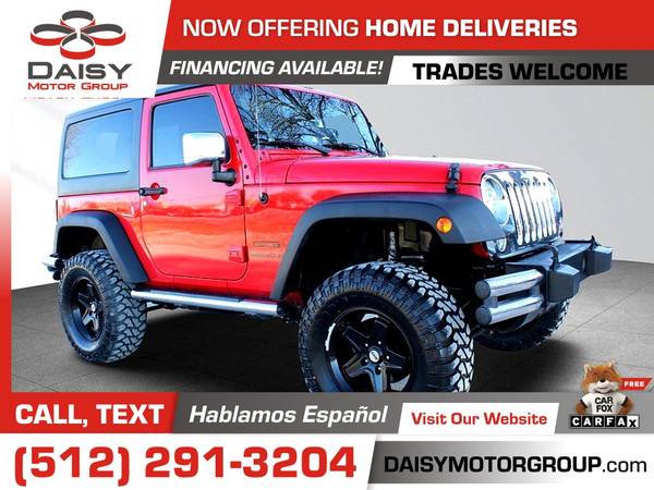 2015 Jeep Wrangler 2dr 2 dr 2-dr Sport for only 465/mo! - cars & for sale in Round Rock, TX – photo 4