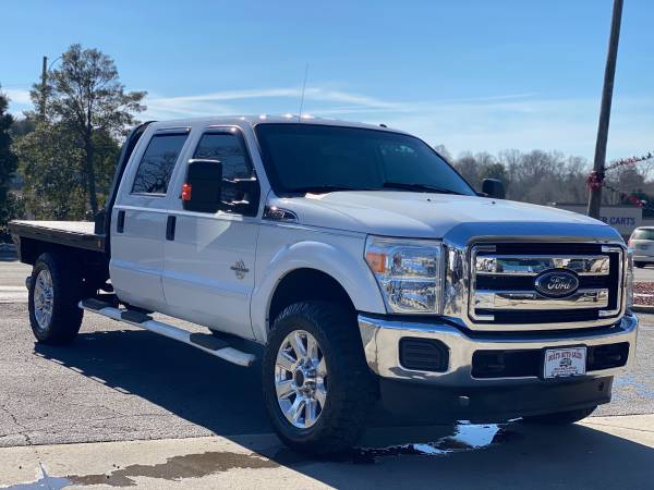 15 Ford F-350 XLT Flatbed 4x4 clean title southern truck - cars & for sale in Easley, SC – photo 3