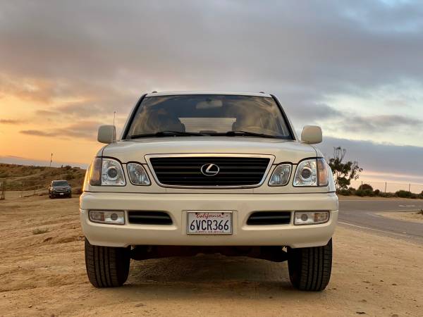 Lexus LX470 4WD (4x4) Clean Title Gorgeous Pearl White Timing Belt for sale in San Diego, CA – photo 3