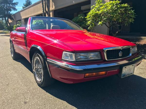 1991 Chrysler TC by Maserati - Price Reduced! for sale in Edmonds, WA – photo 7