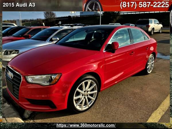2015 AUDI A3 4dr SEDAN FWD 1 8T PREMIUM PLUS with Aluminum Style for sale in Fort Worth, TX