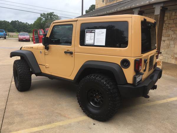 2014 Jeep Wrangler 4WD 2dr Rubicon lifted up - - by for sale in Tyler, TX – photo 5