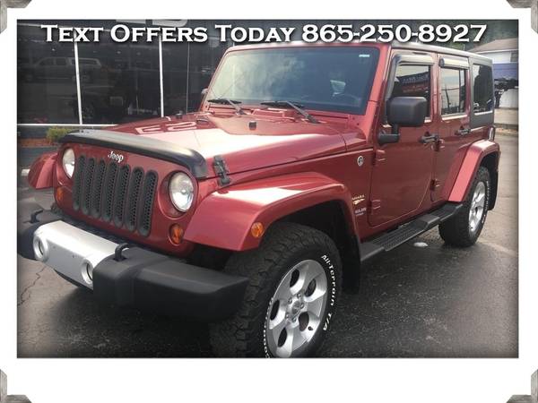 2013 Jeep Wrangler Unlimited Sahara 4WD - - by dealer for sale in Knoxville, TN