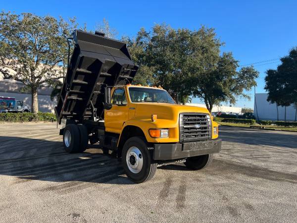 1996 Ford F-800 Dump Truck Yellow - - by dealer for sale in West Palm Beach, FL – photo 23