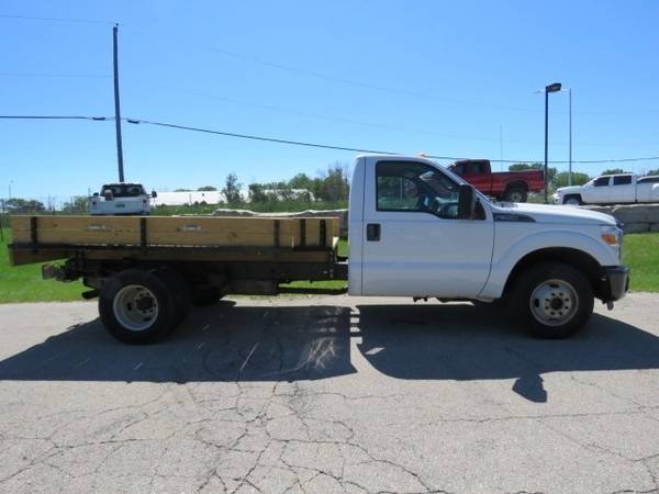 2012 FORD F350 REG CAB CHASSIE XL DRW GAS RWD FLATBED - cars & for sale in Neenah, WI – photo 3