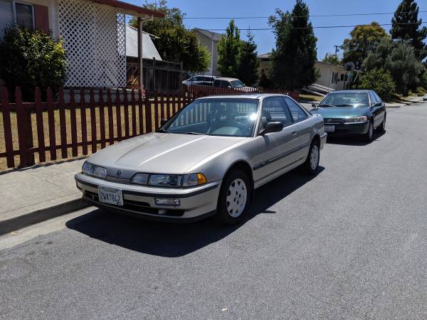 1991 Acura Integra Coupe, Original Miles, Excellent Condition for sale in San Jose, CA