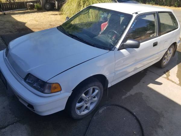 89 Civic hatchback D16 turbocharged for sale in Clearlake Park, CA