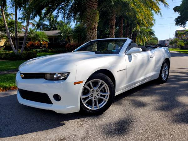2015 Chevrolet Camaro LT Convertible 1 owner Clean Title for sale in Hollywood, FL
