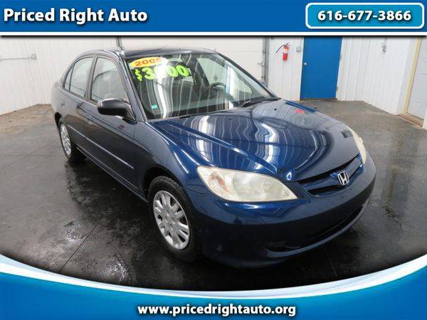 2005 Honda Civic Sdn LX AT - LOTS OF SUVS AND TRUCKS!! for sale in Marne, MI