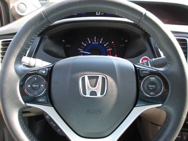 2015 Honda Civic EX-L sedan Gray for sale in Fayetteville, AR – photo 19