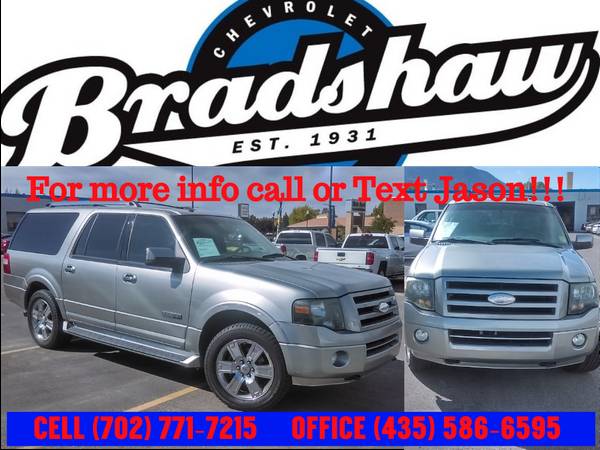 2008 FORD EXPEDITION EL 4WD 4dr Limited for sale in Cedar City, UT