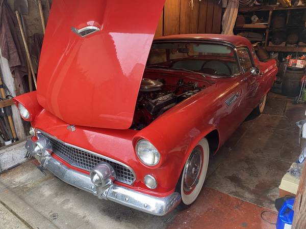 1955 Ford tbird with Continental kit super nice immaculate must see... for sale in Burlingame, CA