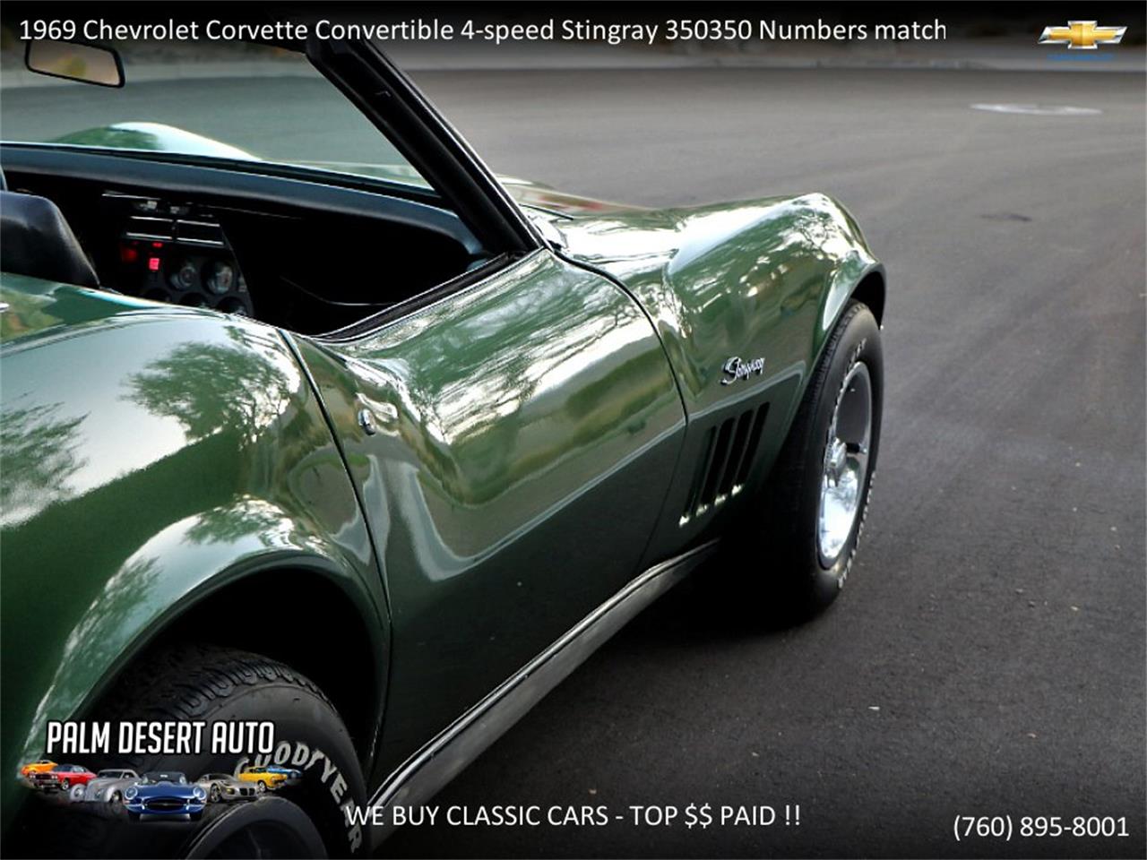 1969 Chevrolet Corvette Stingray for sale in Palm Desert , CA – photo 24