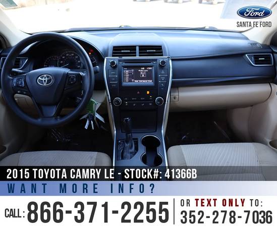 2015 TOYOTA CAMRY LE Bluetooth - Touch Screen - Backup for sale in Alachua, GA – photo 14