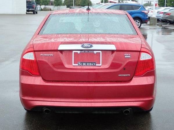 2011 Ford Fusion sedan SEL (Red Candy Metallic Tinted for sale in Sterling Heights, MI – photo 7