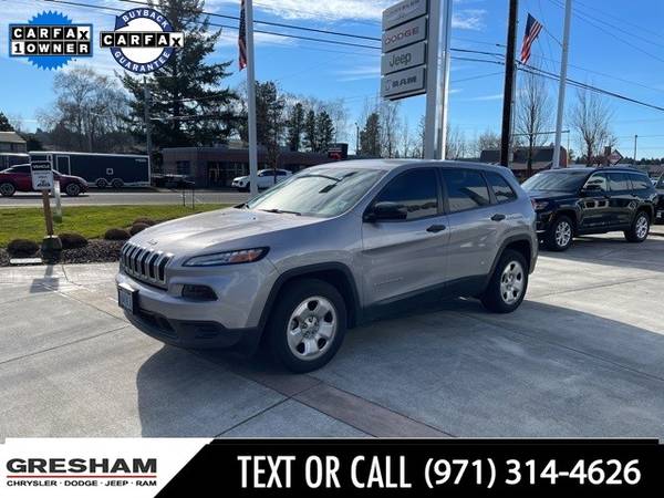 2017 Jeep Cherokee Sport SUV - - by dealer - vehicle for sale in Gresham, OR