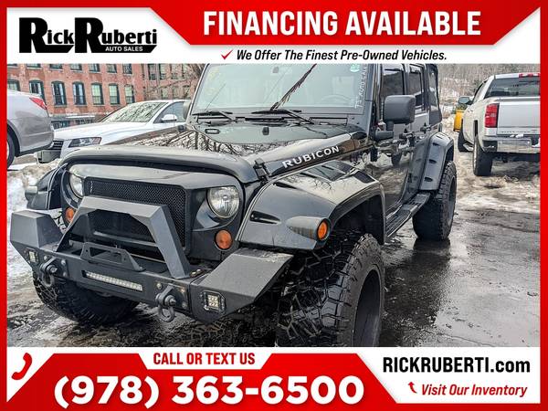 2013 Jeep Wrangler Unlimited Rubicon FOR ONLY 435/mo! - cars & for sale in Fitchburg, MA – photo 4